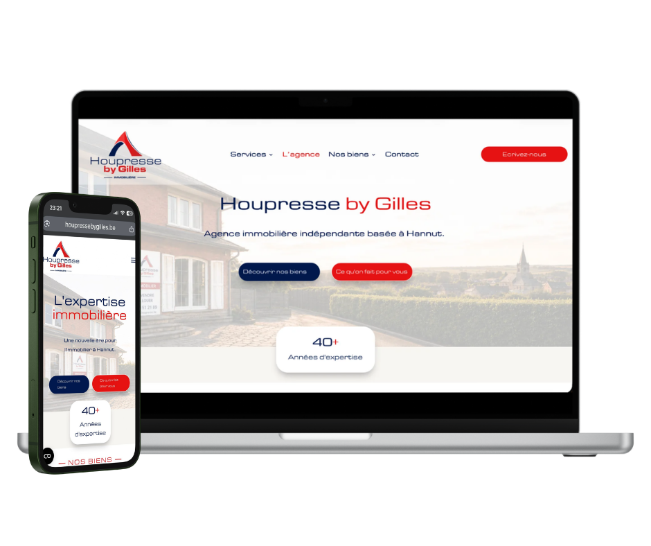 Réalisation du site web Houpresse by Gilles